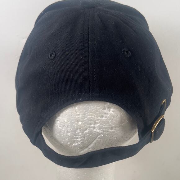 Ultra Club Classic Front Adj Black Red Star Gun Embroidered Cotton Cap Hat - Picture 4 of 11